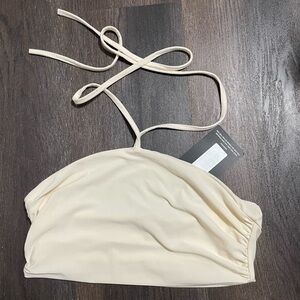 NWT PrettyLittleThing Ivory Crop Top